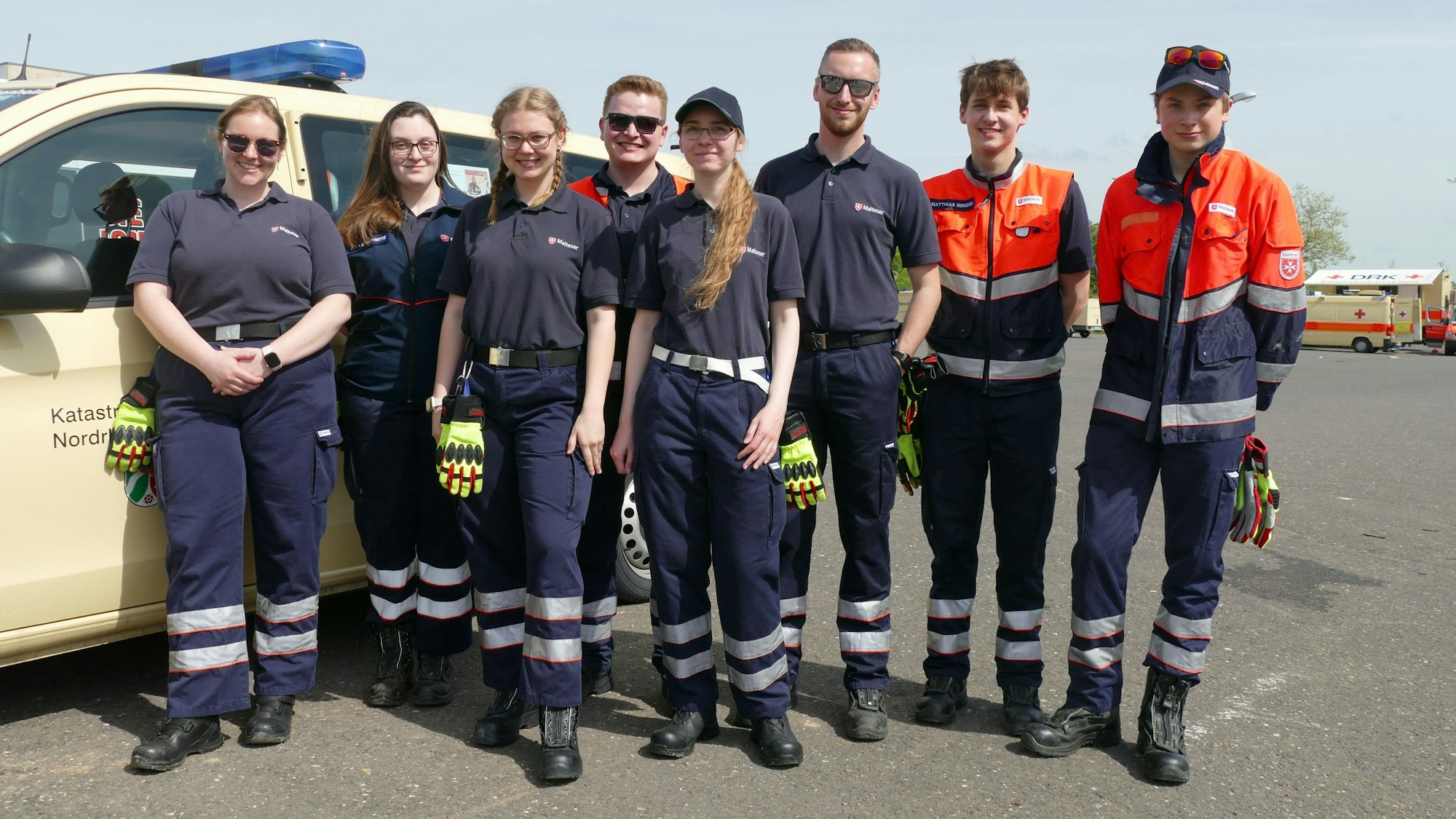 Auch der Malteser Hilfsdienst aus Meckenheim nahm an der Übung teil.