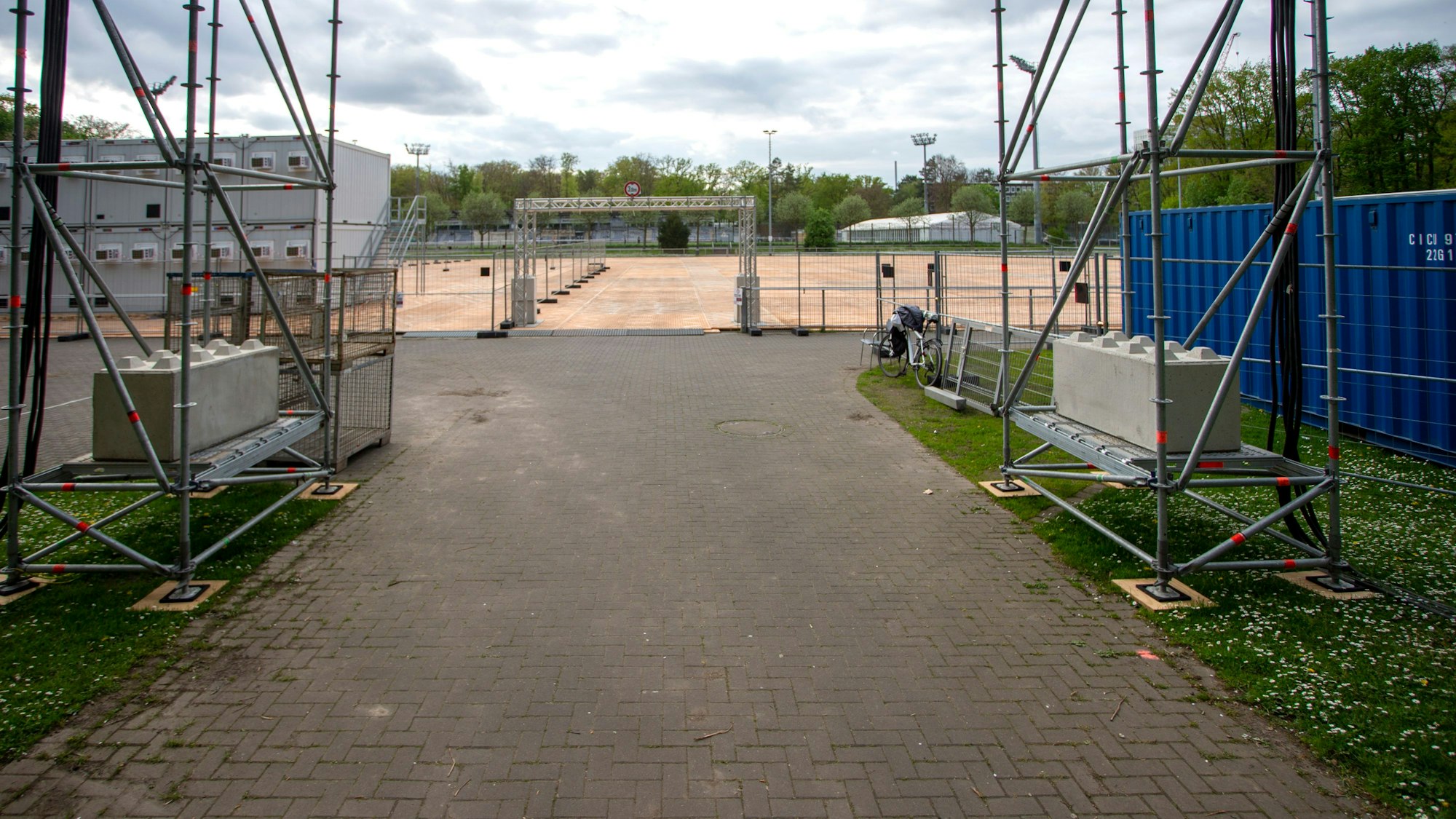 Hier entsteht das Medienzentrum.