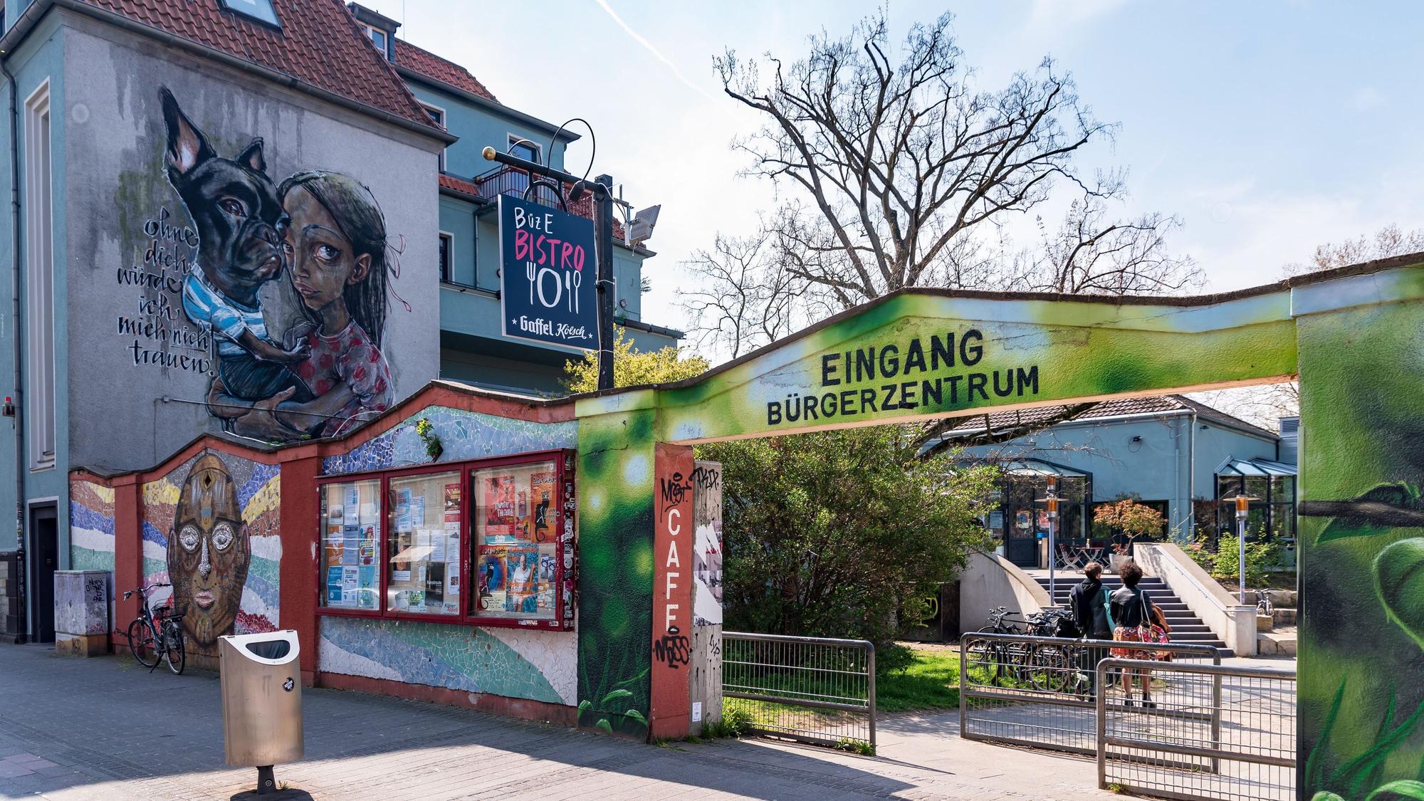 BüZe Bürgerzentrum Ehrenfeld e.V. Gebäude Außenansicht