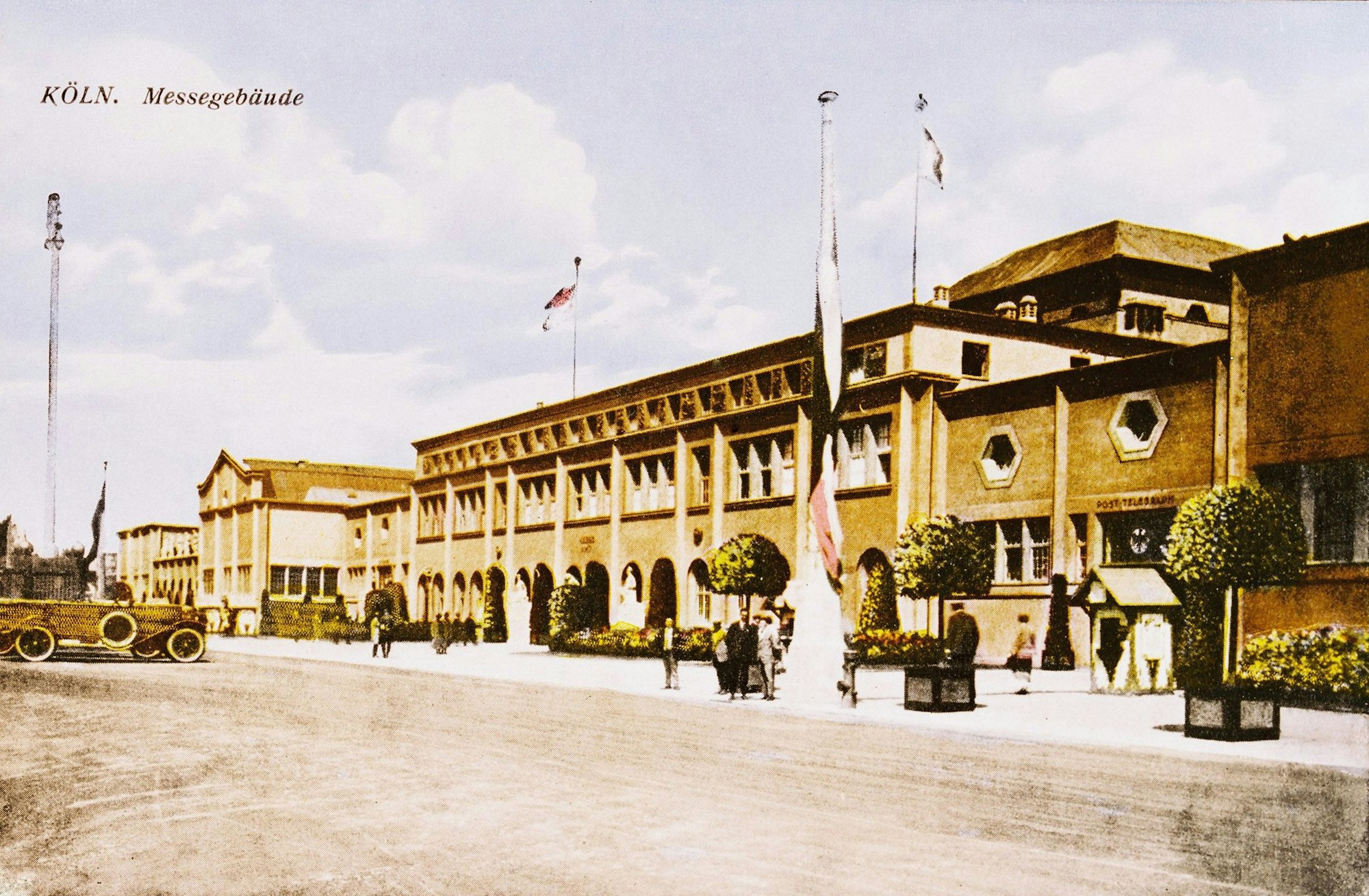 Der Stolz der Handelsstadt: Das neue Messegebäude Mitte der 1920er Jahre.
