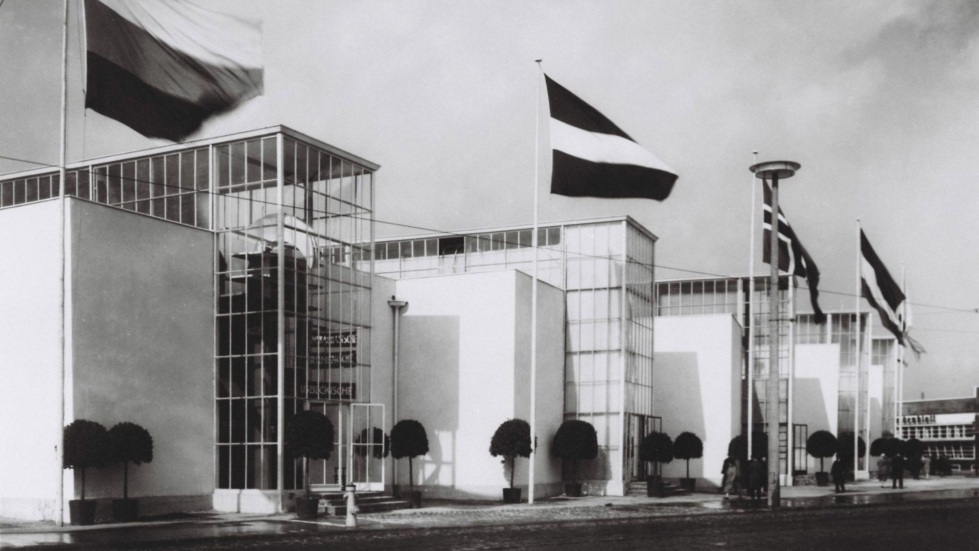 Die Messe nach der Erweiterung 1928.