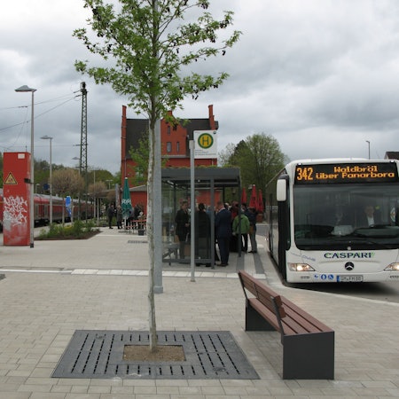 Der Busbahnhof Windeck Schladern