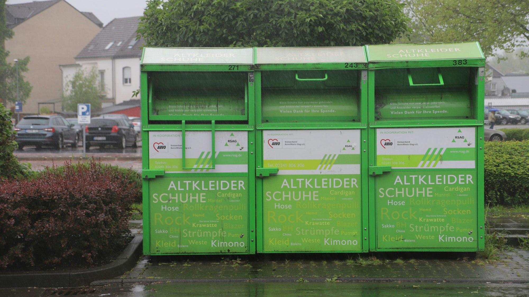 Altkleider-Container der RSAG.