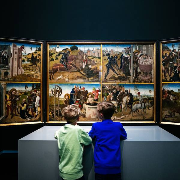Junge Besucher im Wallraf-Richartz-Museum