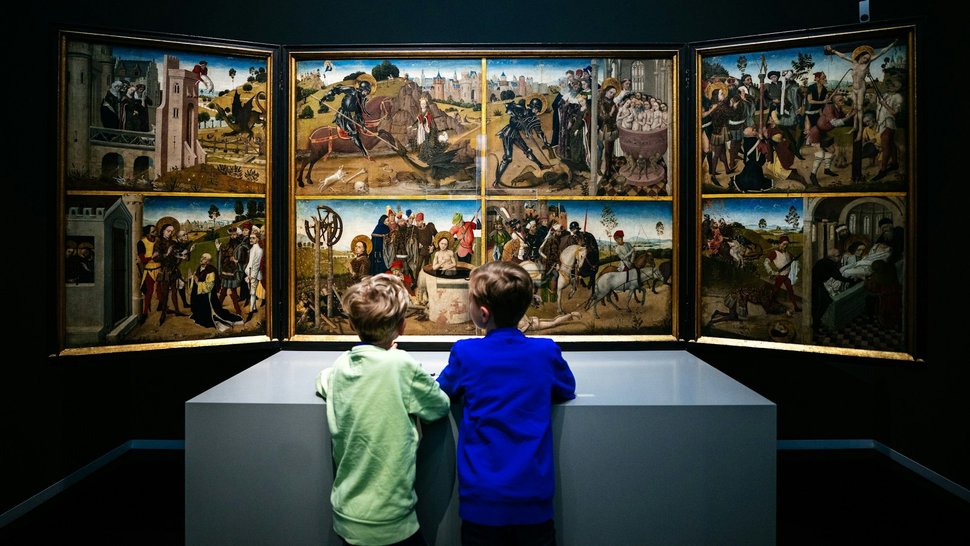 Junge Besucher im Wallraf-Richartz-Museum