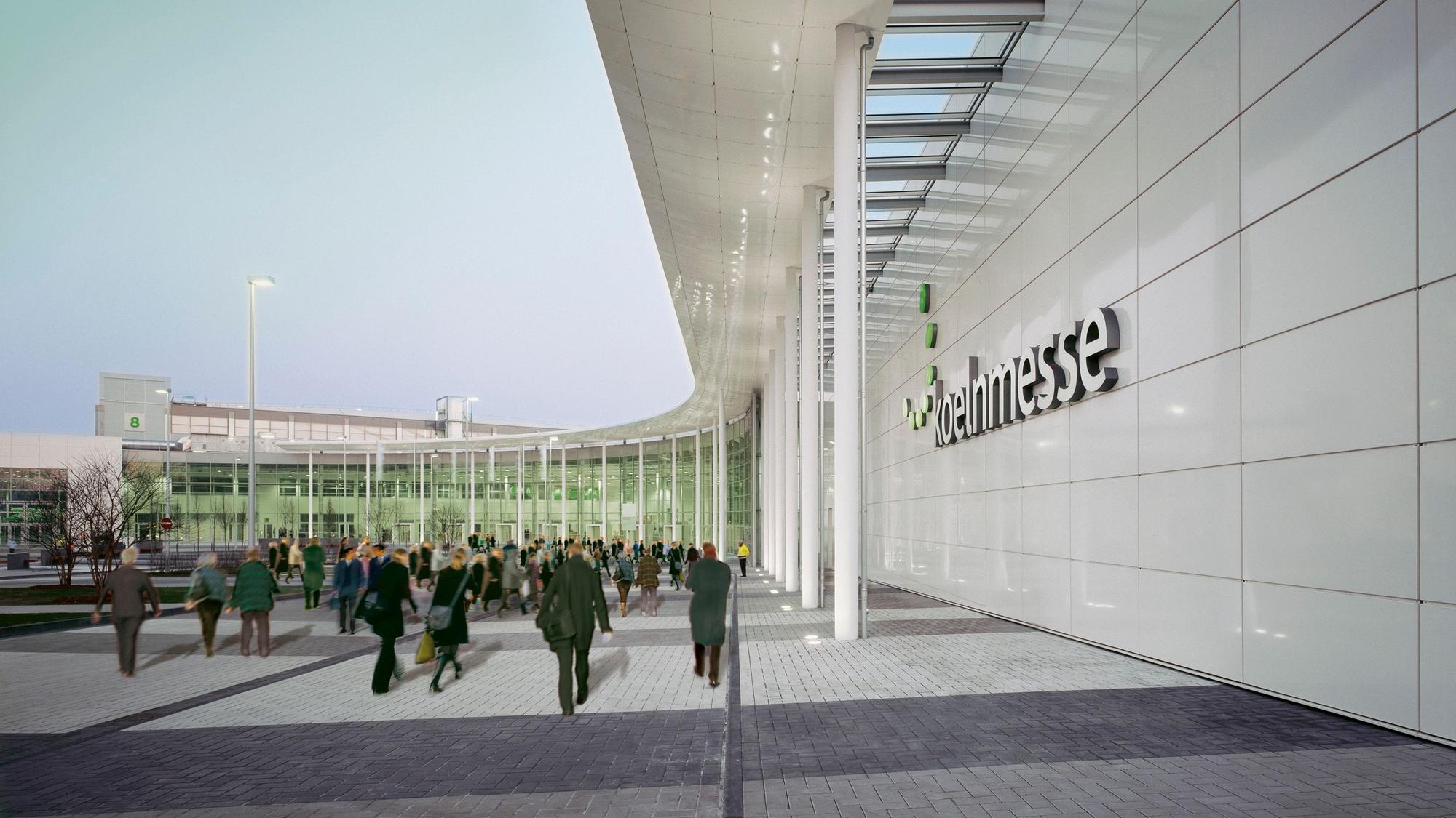 Moderne Architektur auch am Nord-Portal