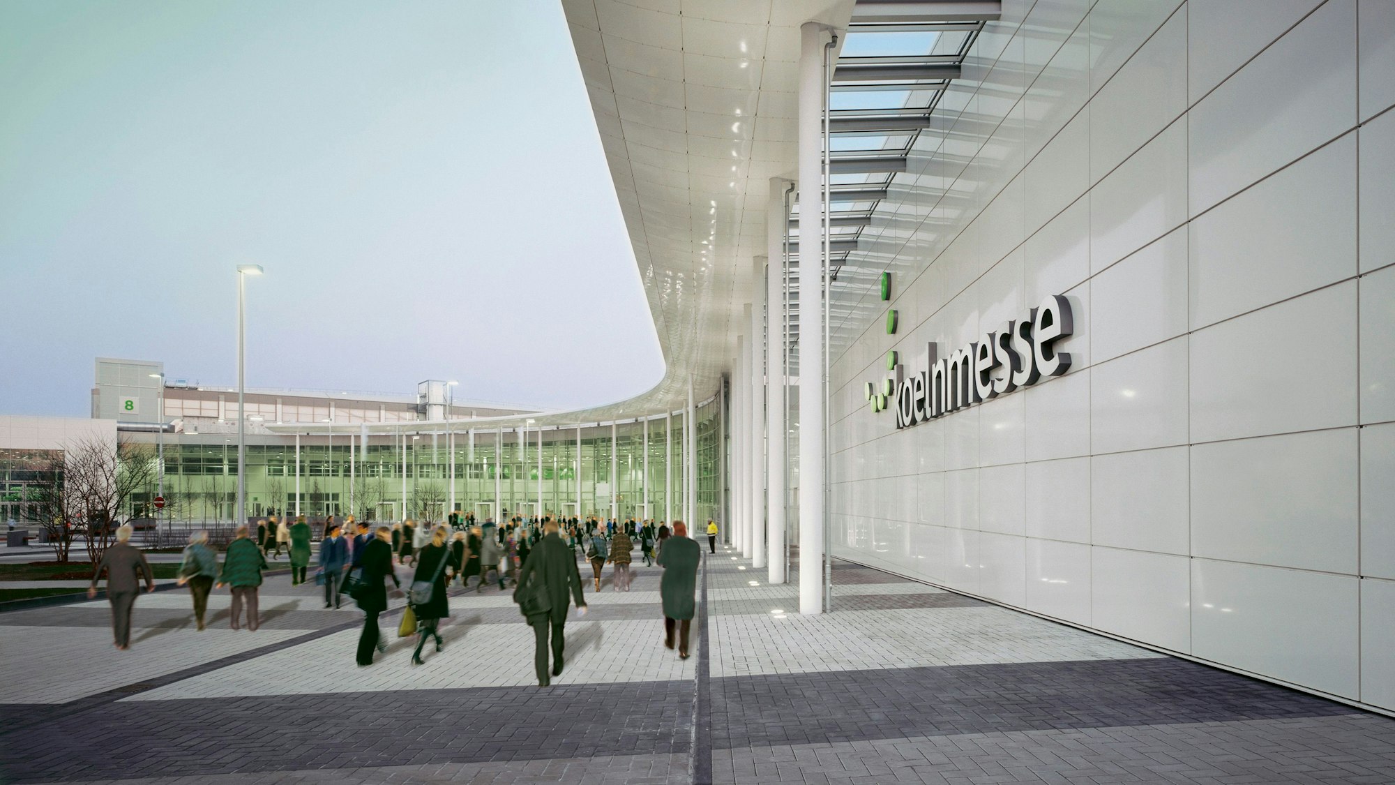 Moderne Architektur auch am Nord-Portal