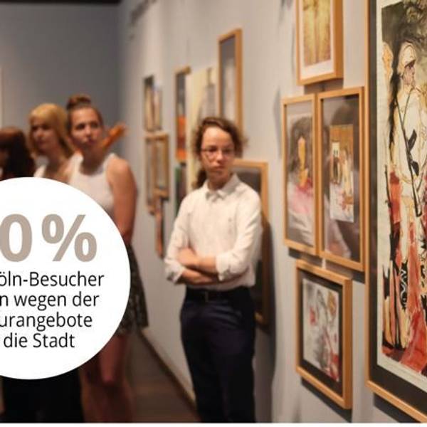 Kölns Kulturangebote ziehen viele Touristen an.