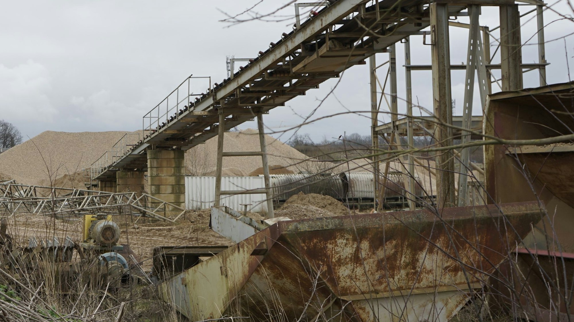Die Kiesgrube Forster Feld.