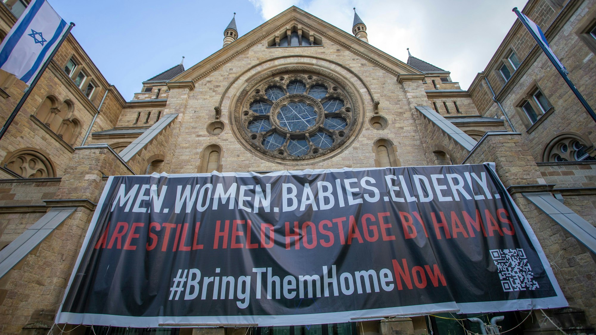 Die Synagoge an der Roonstraße in der Kölner Innenstadt.