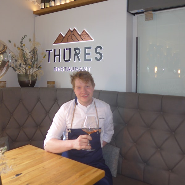 Robert Bösel überzeugt die Gäste des Restaurants Thüres in Altenahr mit kreativen Speisen