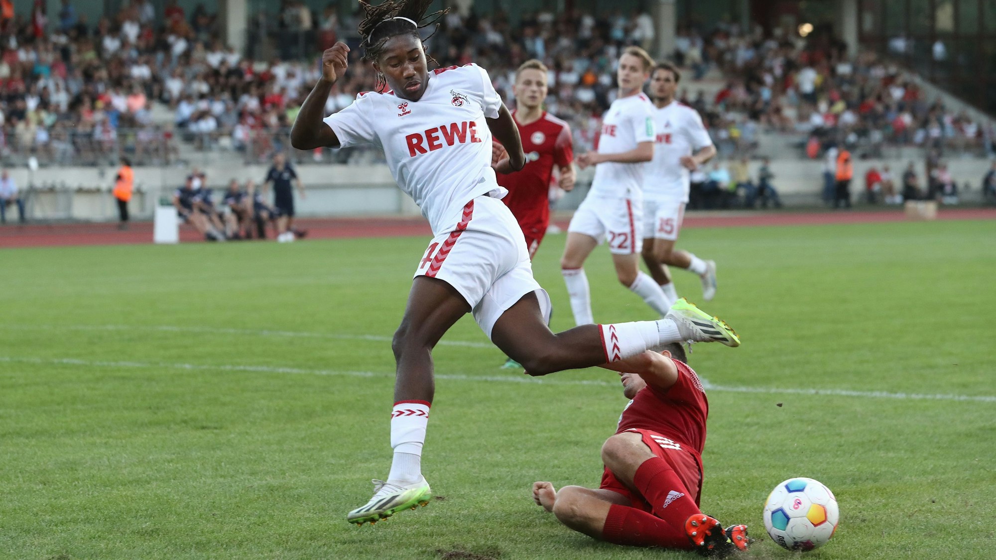Testspiel, Bergisch Gladbach vs.1.FC Köln, 06.09.2023, Joao Pinto (1. FC Köln), Bild: Herbert Bucco