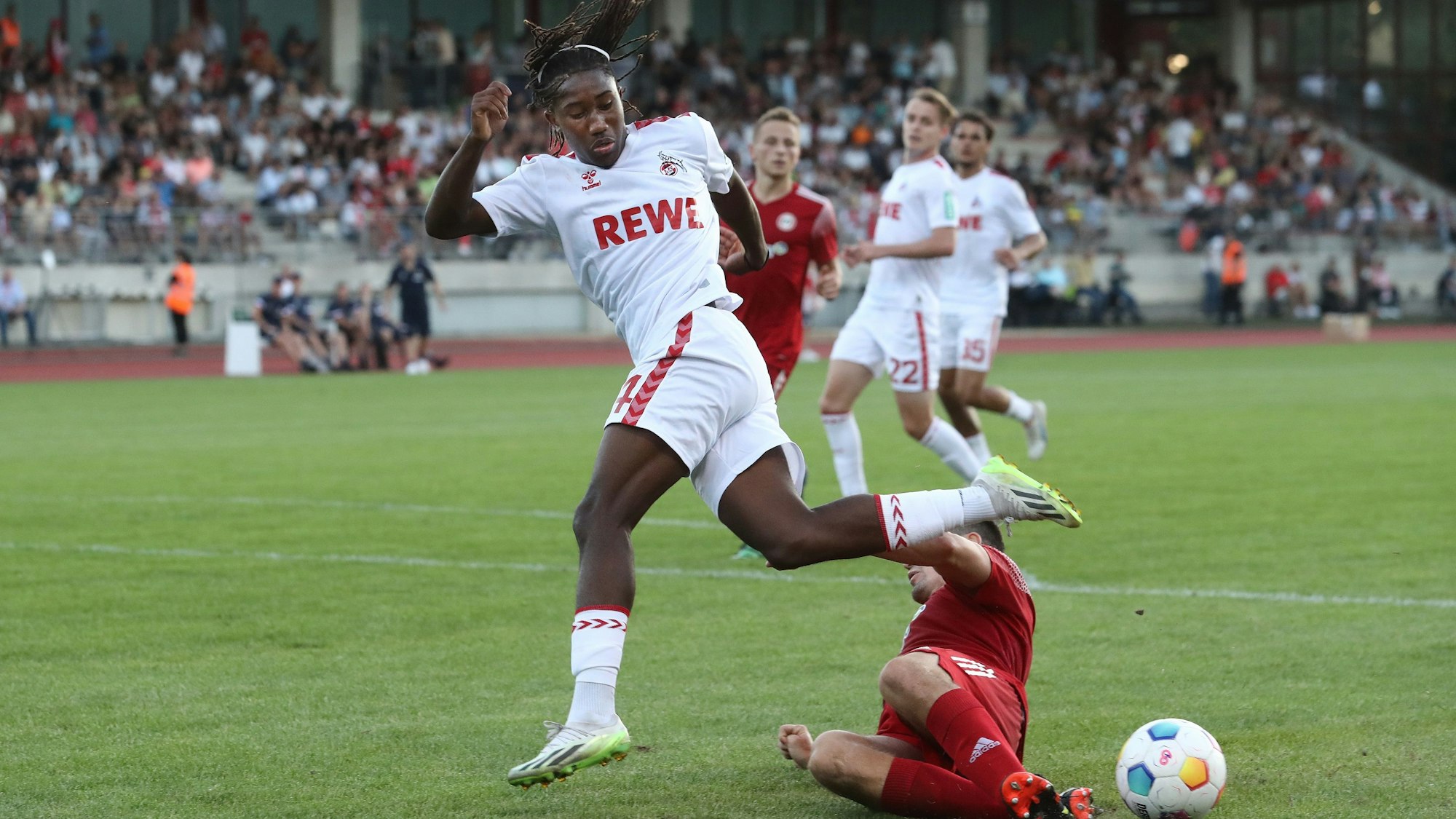 Testspiel, Bergisch Gladbach vs.1.FC Köln, 06.09.2023, Joao Pinto (1. FC Köln), Bild: Herbert Bucco