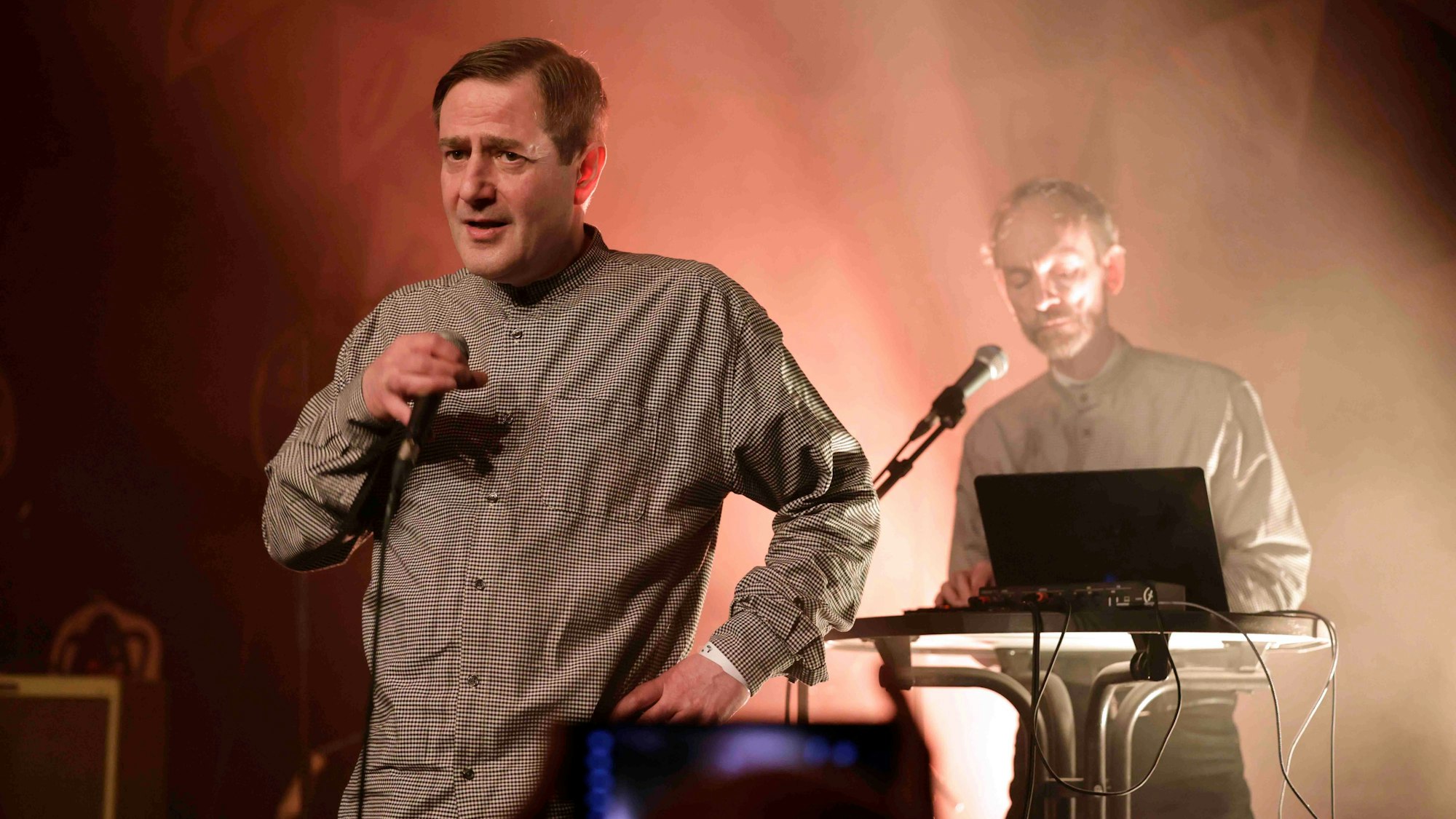 Andreas Dorau auf der ‚Im Gebüsch‘-Tour beim Cologne Popfest.
