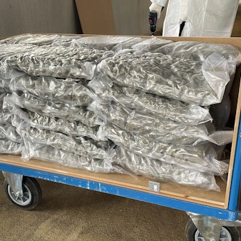 Das von der Bonner Polizei sichergestellte Marihuana.