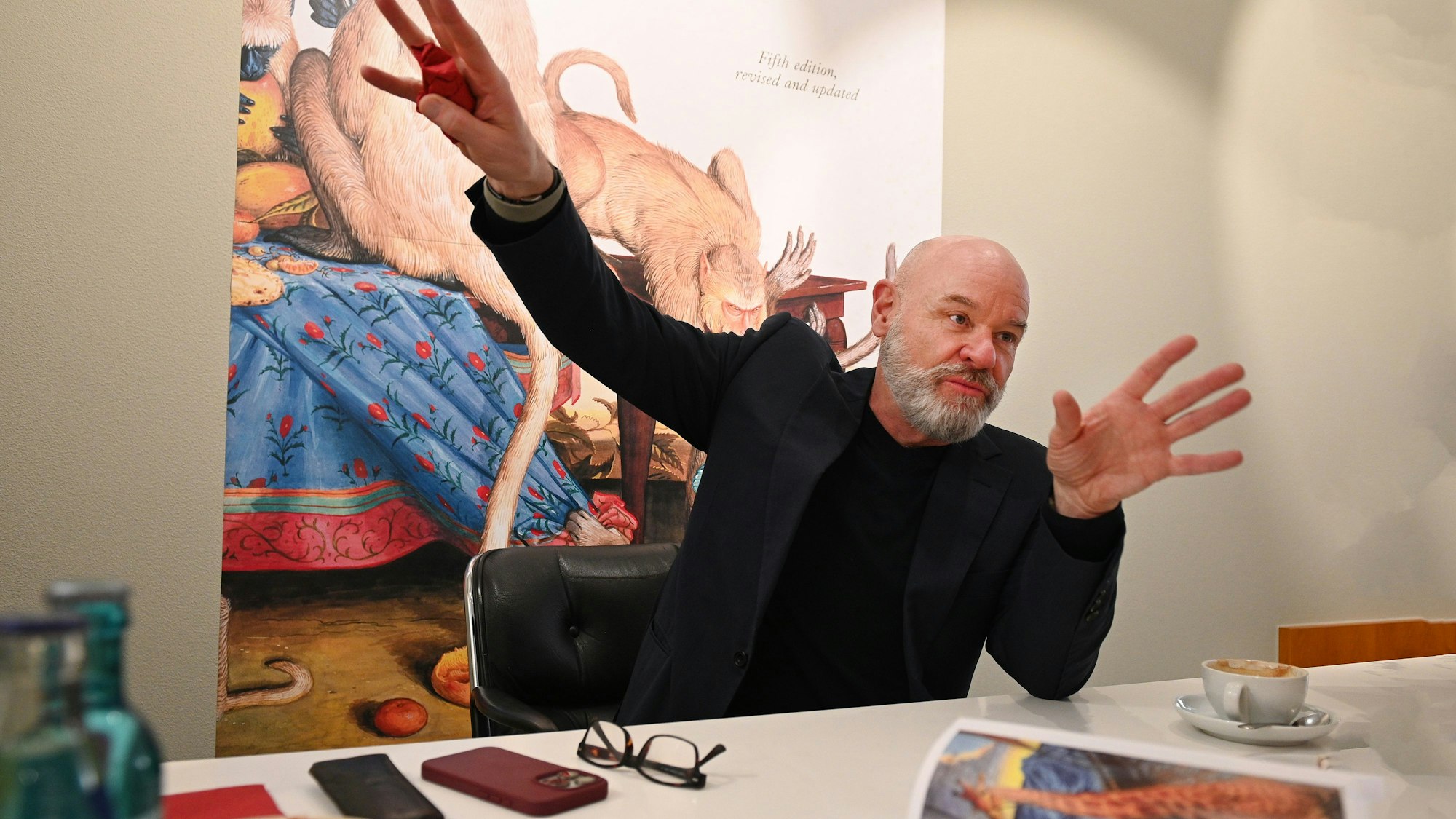 Zeichner Walton Ford in der Taschen Buchhandlung.