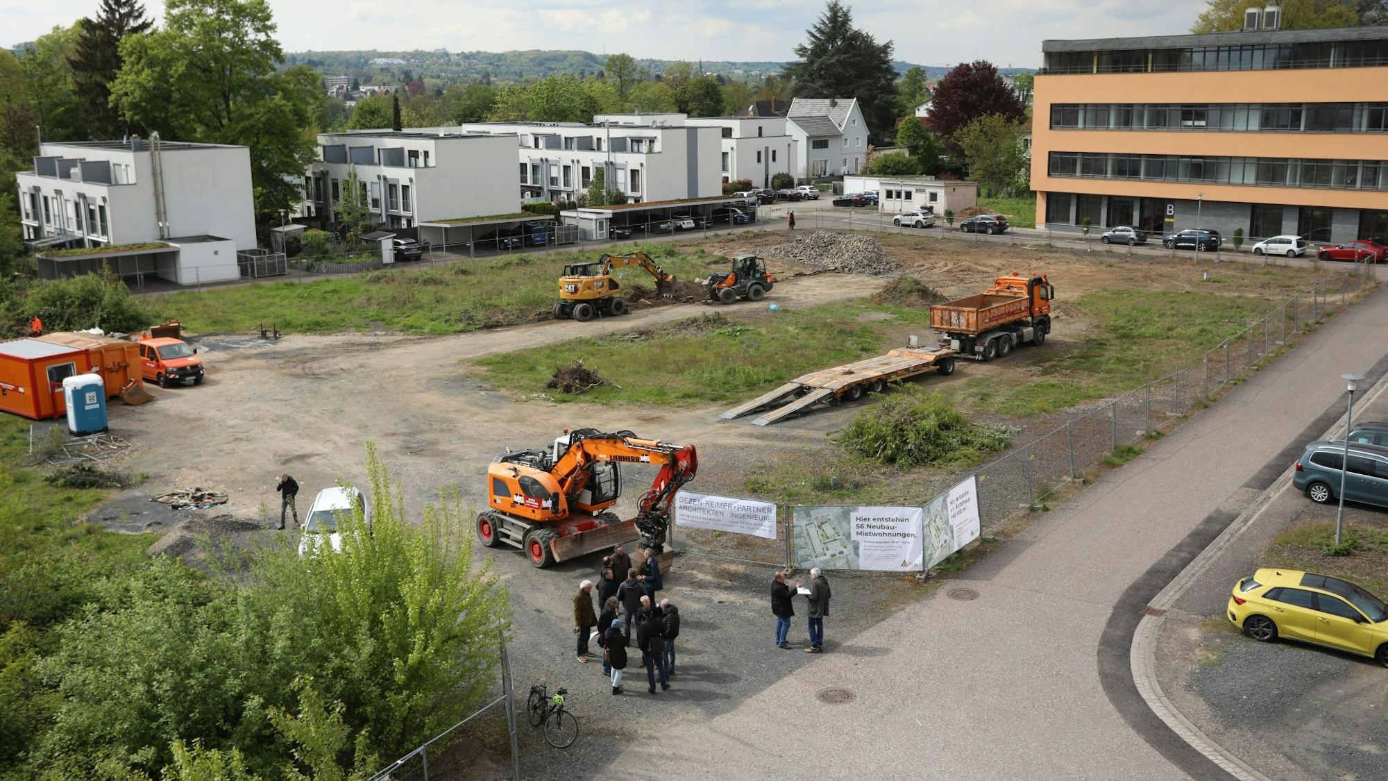 Auf dem nördliche Bereich des ehemaligen Penaten-Geländes entstehen in den kommenden zwei Jahren drei neue Gebäude.