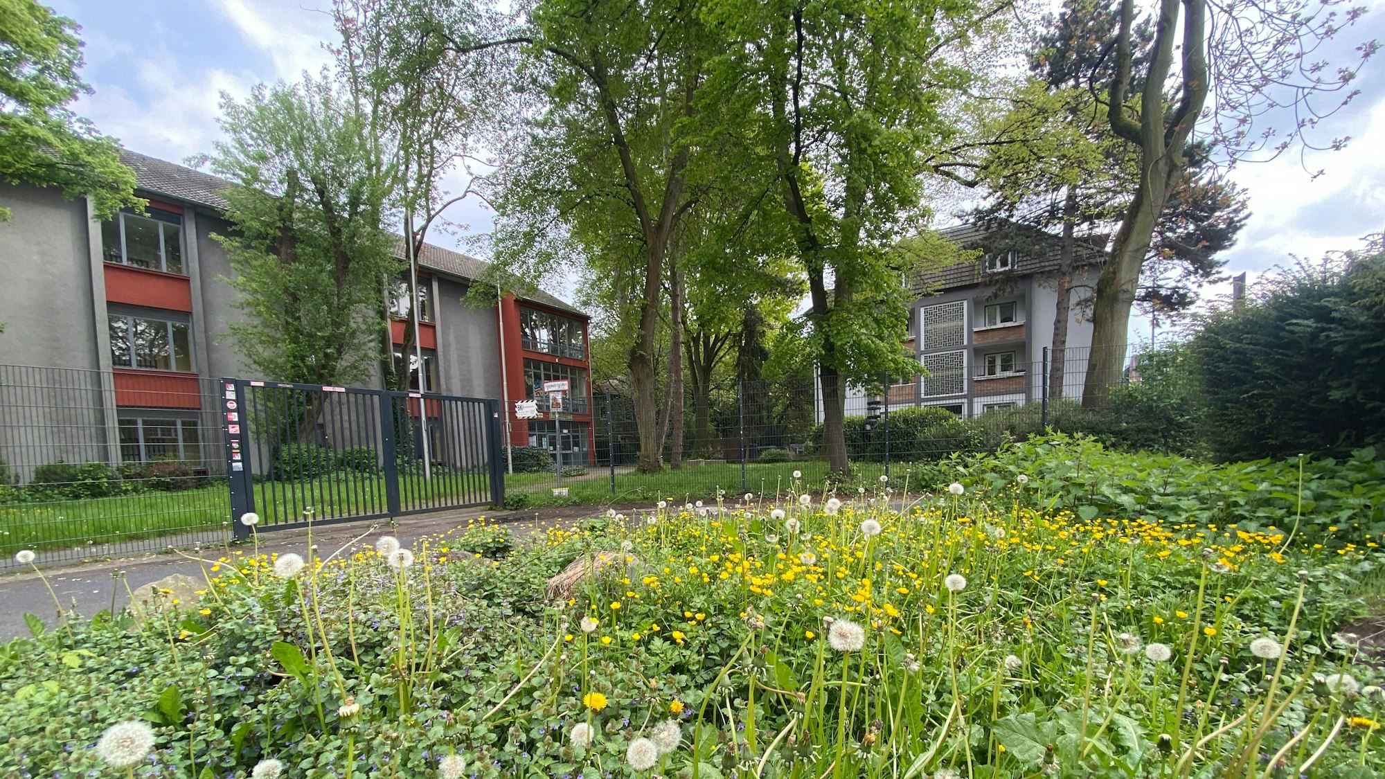 Bündnis Porz-Mitte setzt im Beirat einen Antrag durch, um die große Grünfläche nach einem Auszug des Berufskollegs von Bebauung frei zu halten