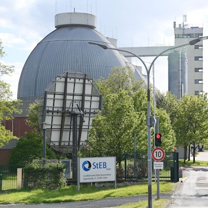 Das Großklärwerk der Stadtentwässerungsbetriebe (Steb) in Köln-Stammheim.