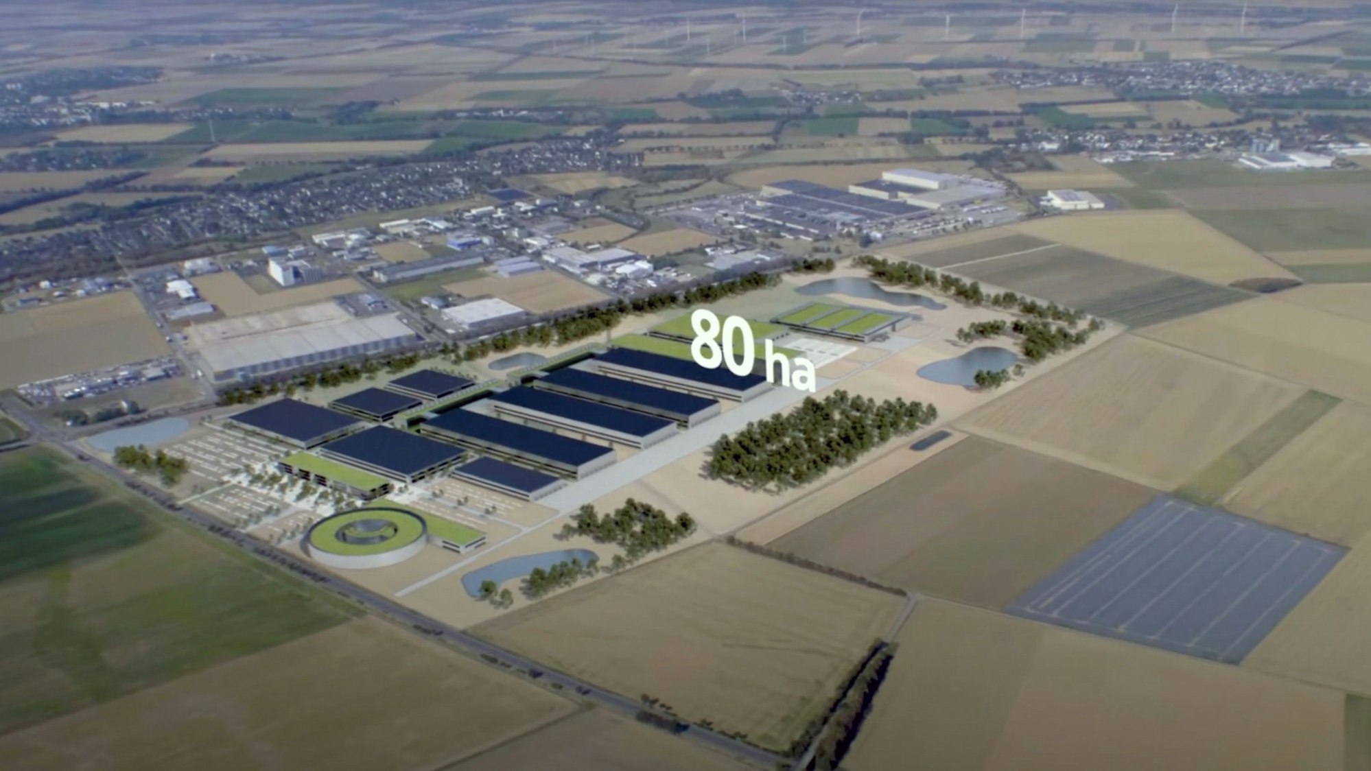 Das Bild zeigt die Visualisierung der Prime Site Rhine Region.