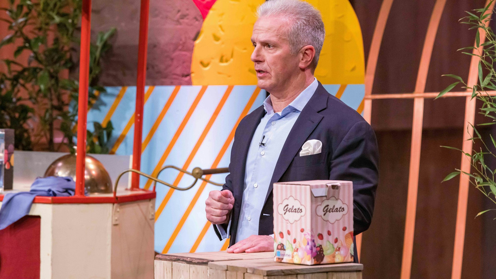Andreas Siebrecht aus Weilerswist tritt mit seinem GelatoPack bei der Höhle der Löwen auf