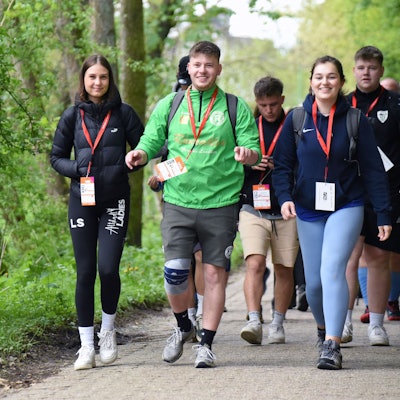 Teilnehmerinnen und Teilnehmer der Bergischen 25 und der Bergischen 50.