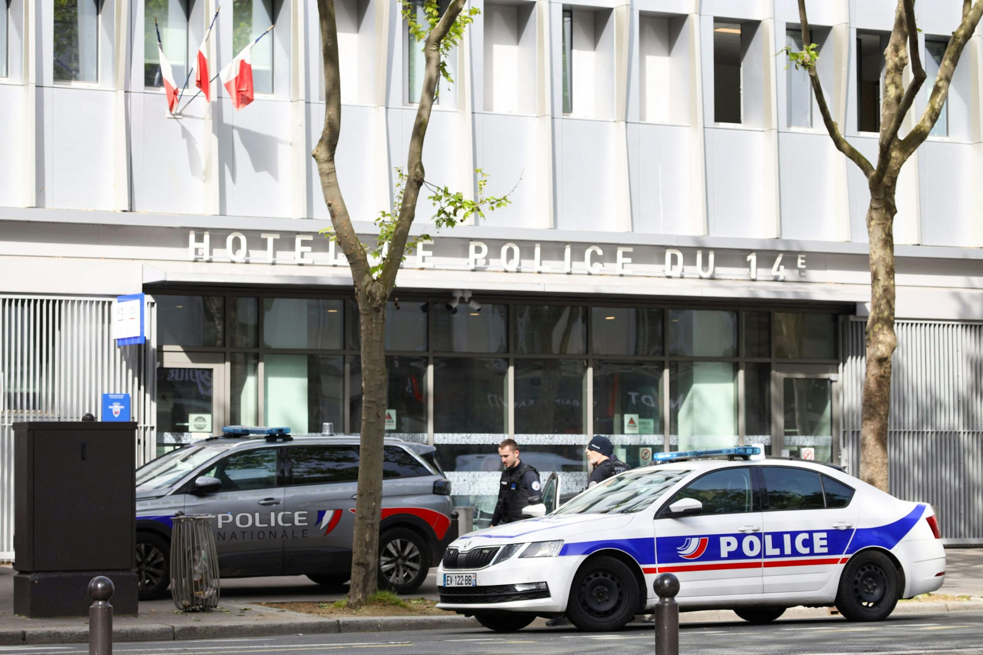 Das Polizeirevier, in dem Gerard Depardieu am Montag verhört wurde
