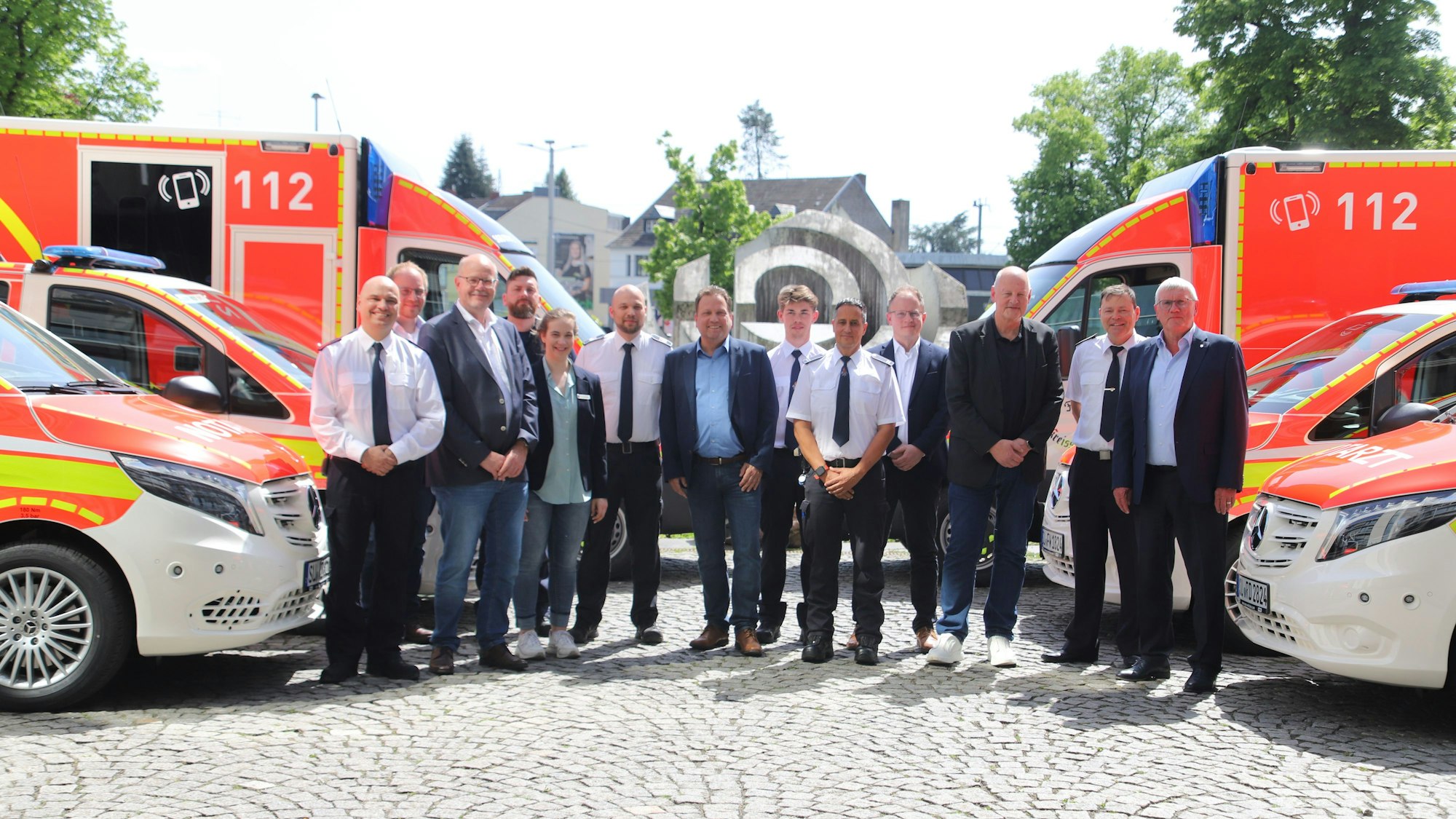 Königswinter, Siegburg, Troisdorf und der Kreis haben eine gemeinsame Ausschreibung für Notarzteinsatzfahrzeuge und Rettungstransportwagen durchgeführt, insgesamt 38 Fahrzeuge.
