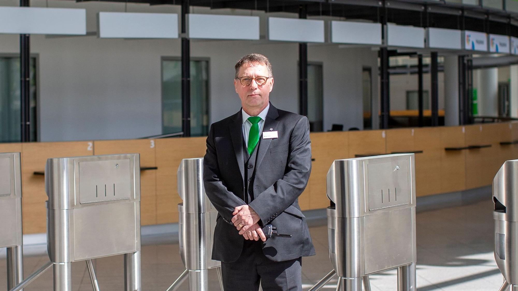 Schaut nach dem Rechten: Michael Hechler.