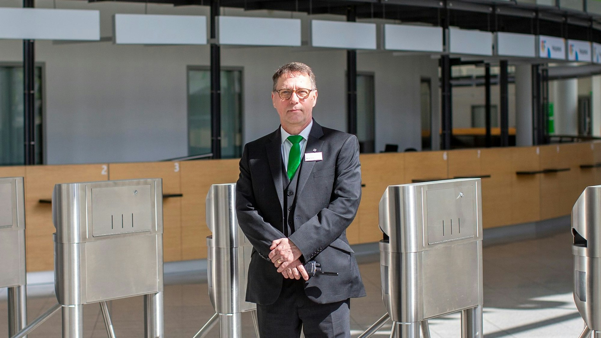 Schaut nach dem Rechten: Michael Hechler.