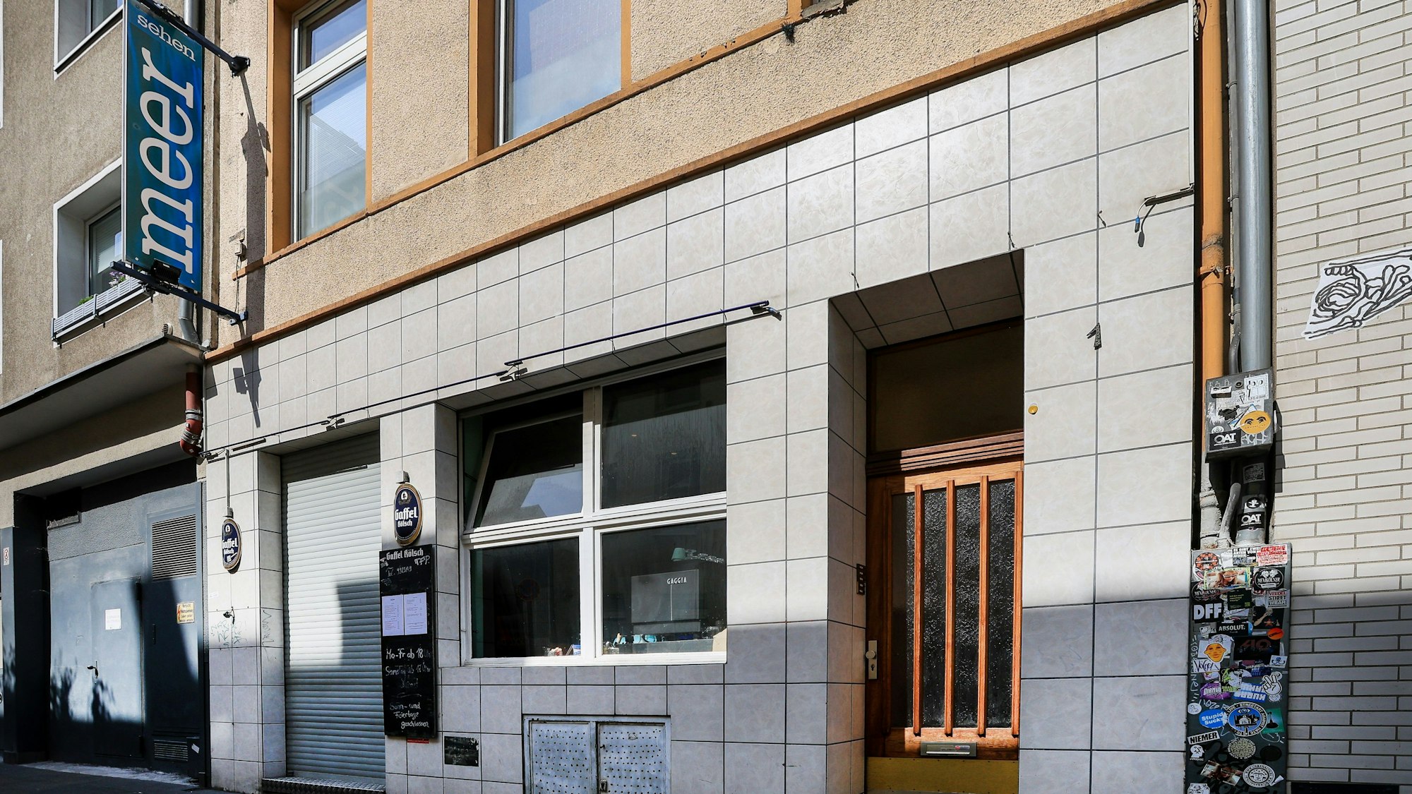 Außenansicht des Restaurants "Meer sehen"