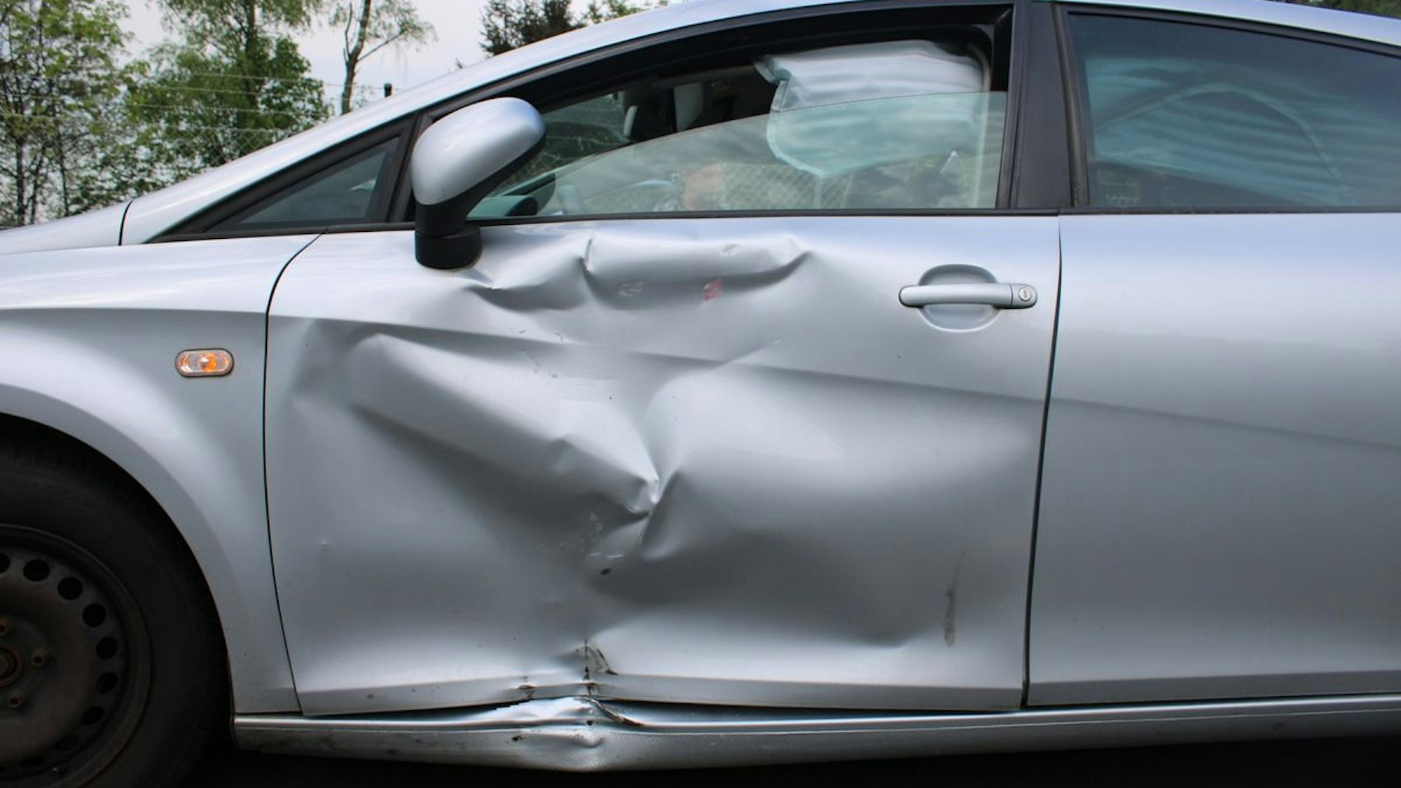 Pkw des Unfallverursachers.