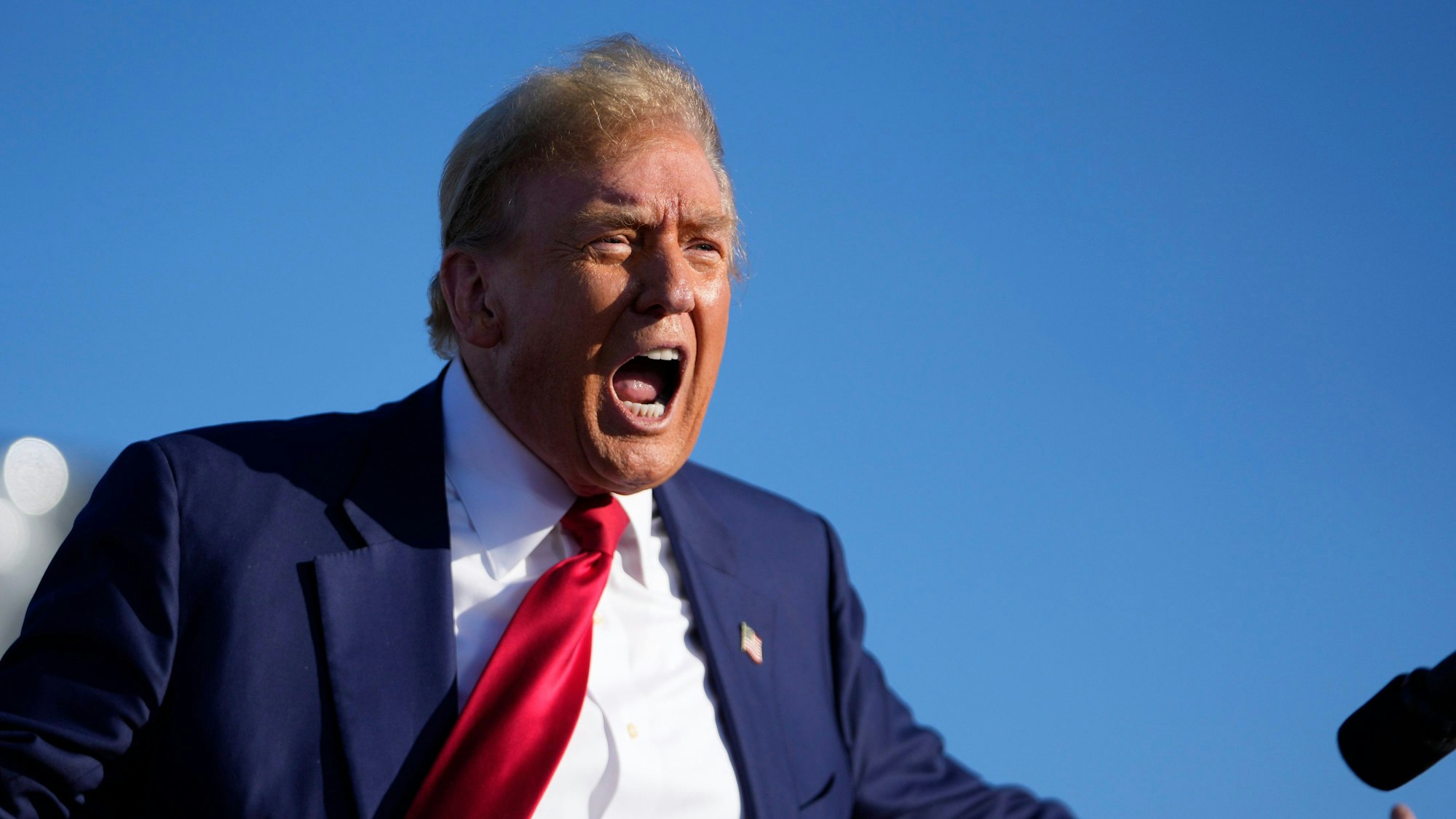 Donald Trump sorgt mit einem Interview erneut für Schlagzeilen.