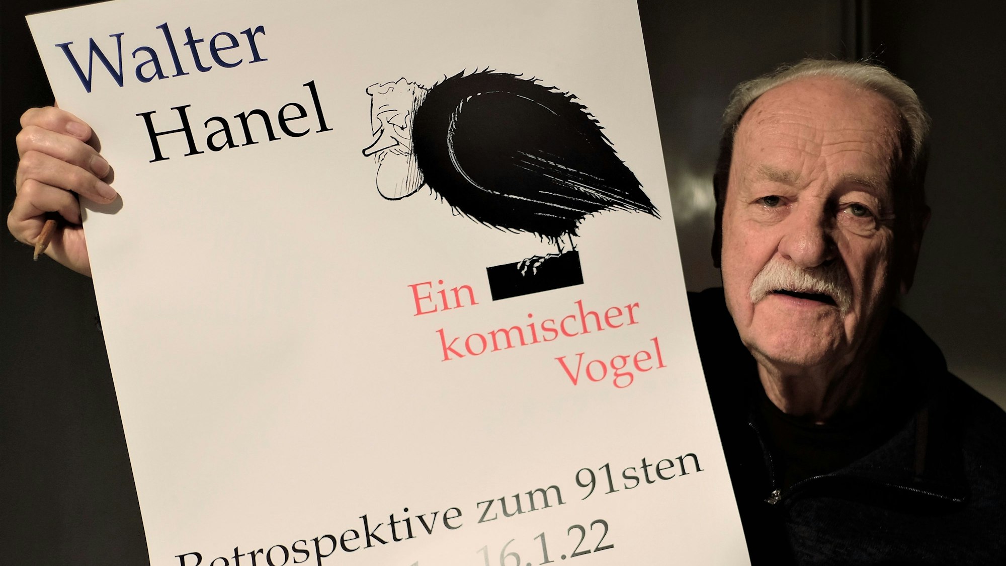 Walter Hanel, preisgekrönter Karikaturist, ist mit 93 Jahren verstorben.