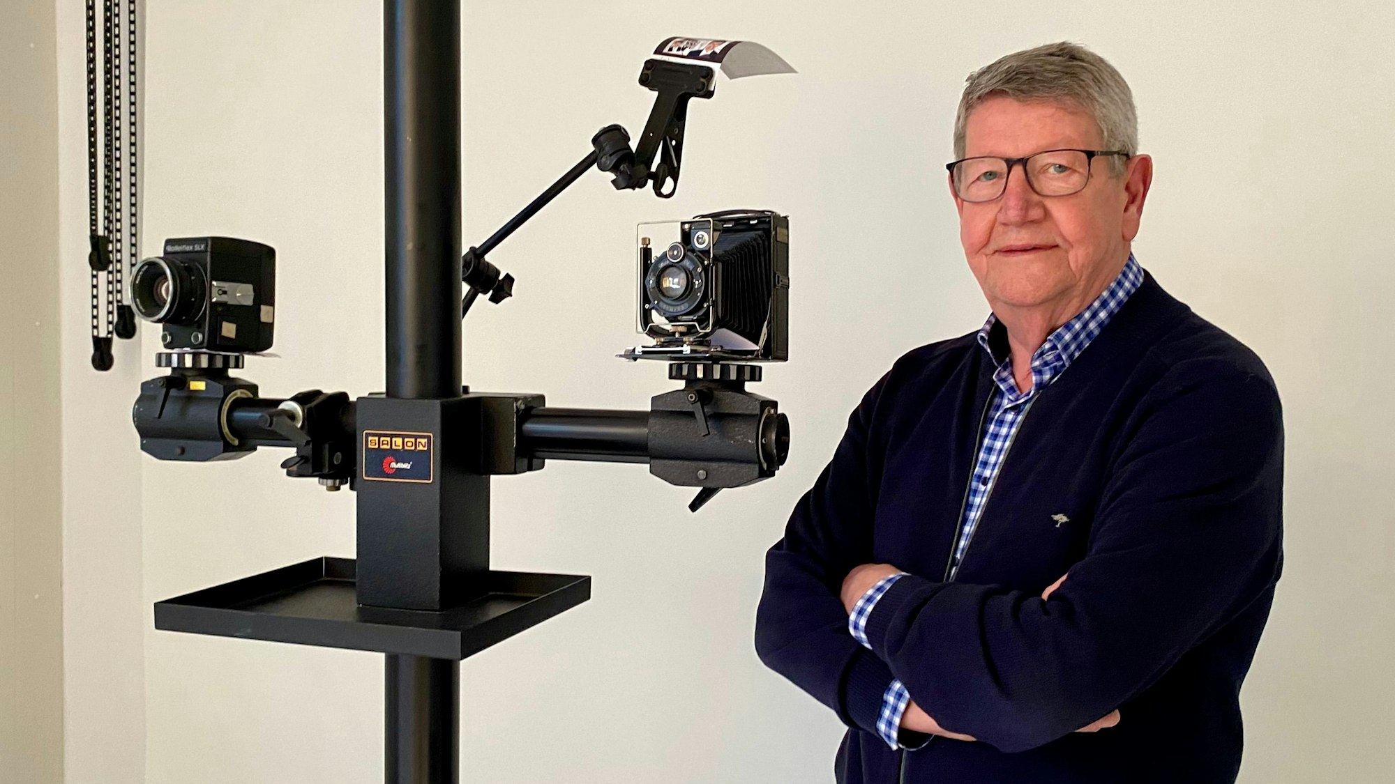 Auf dem Bild ist Reiner Kleefisch zu sehen.