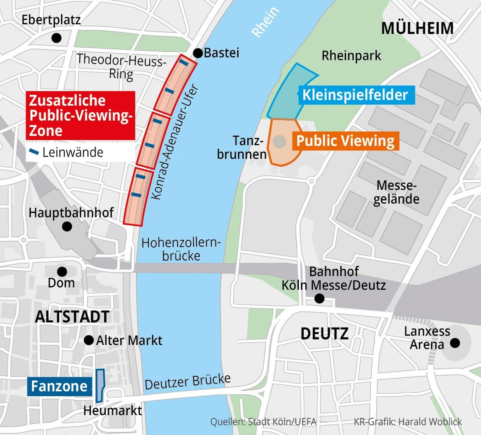 Fanzonen in Köln