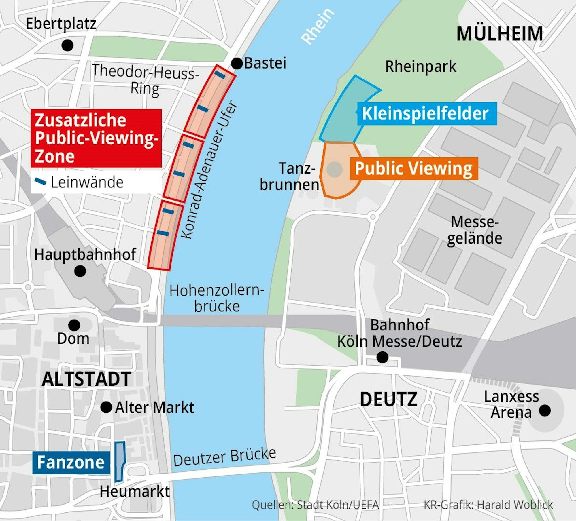 Fanzonen in Köln