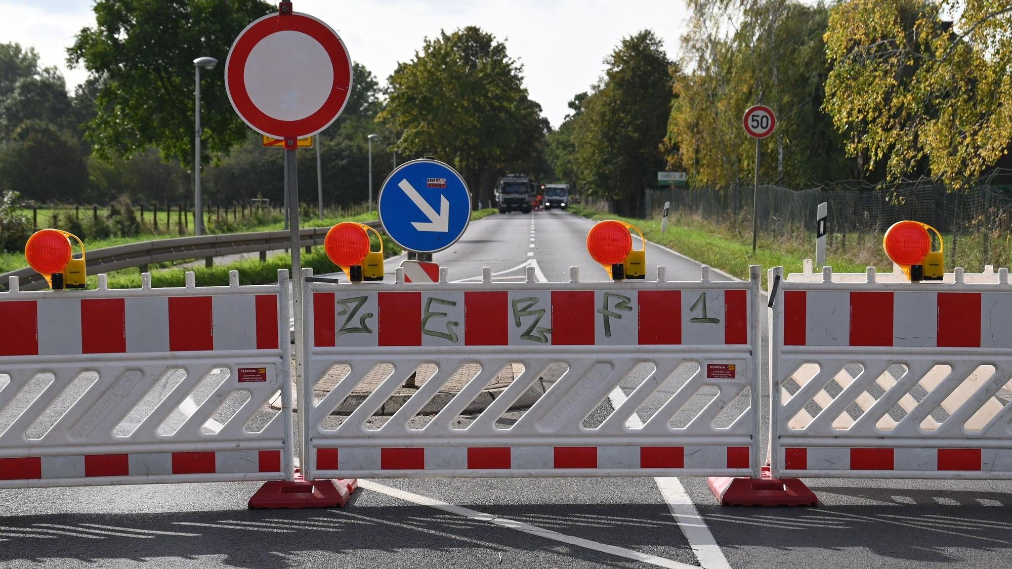 Die L162 - hier der Abschnitt zwischen Dirmerzheim und Konradsheim - wird in mehreren Abschnitten saniert.