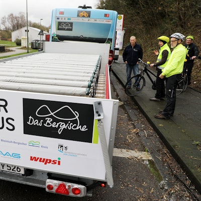Das Foto zeigt einen Bergischen FahrradBus.