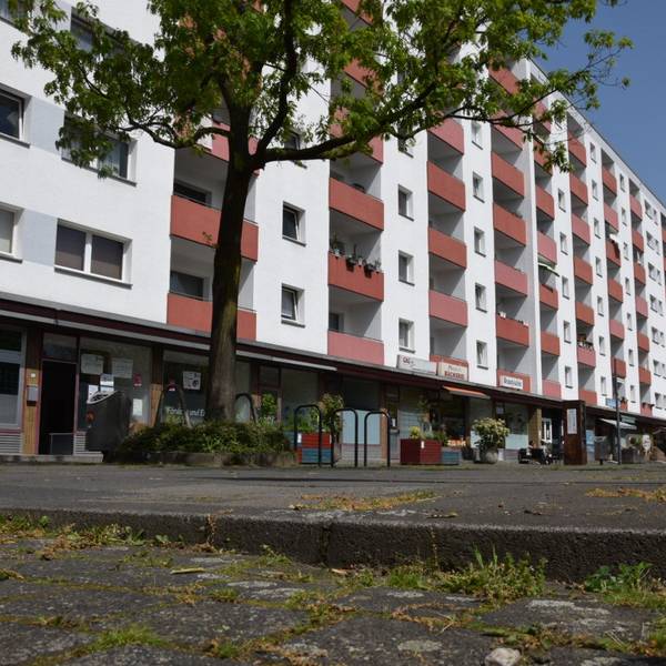 Der Piccoplatz in Köln-Holweide ist nicht barrierefrei.