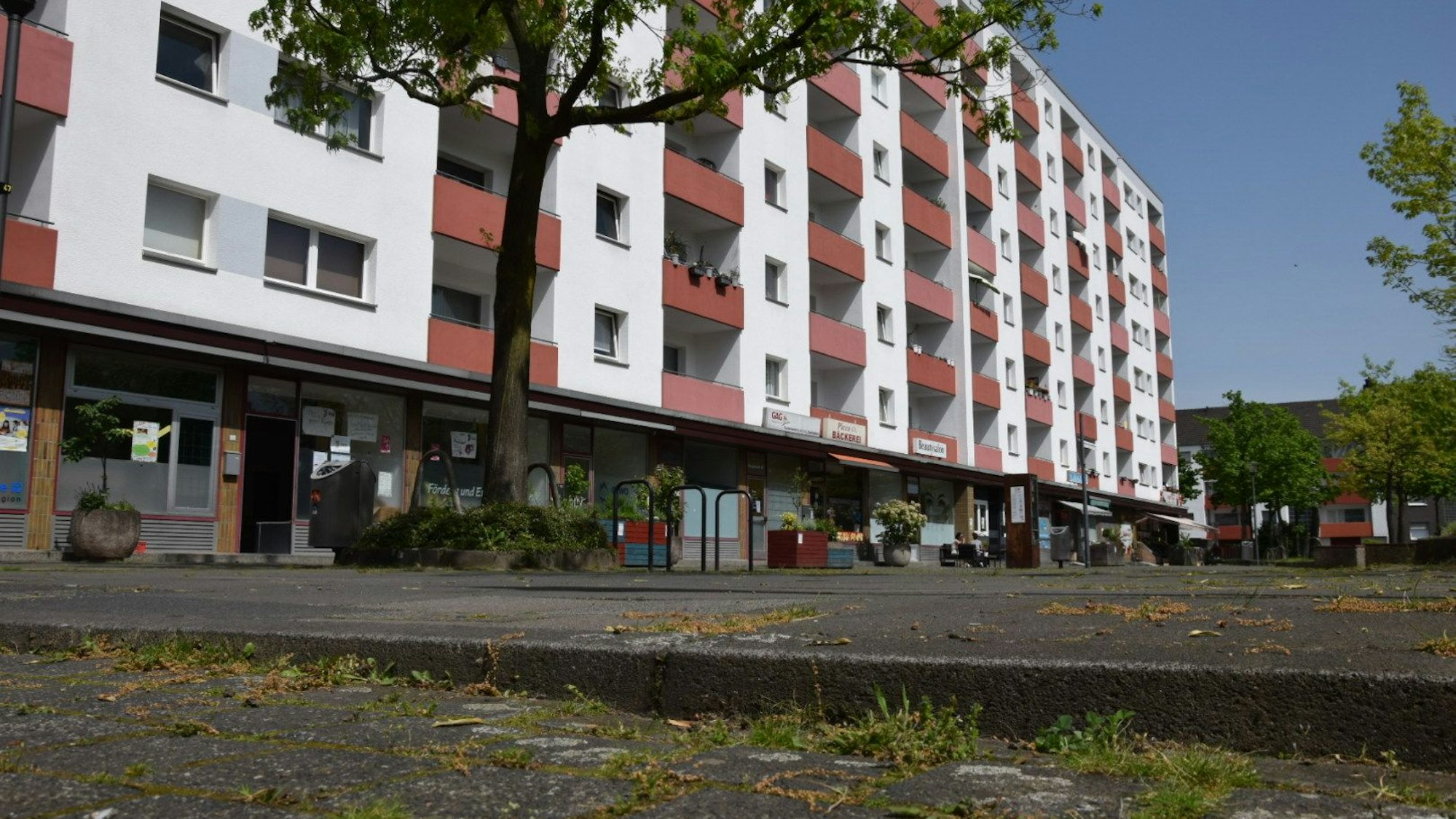 Der Piccoplatz in Köln-Holweide ist nicht barrierefrei.