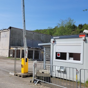 Das Foto zeigt die Baustelle am Schulzentrum Kürten