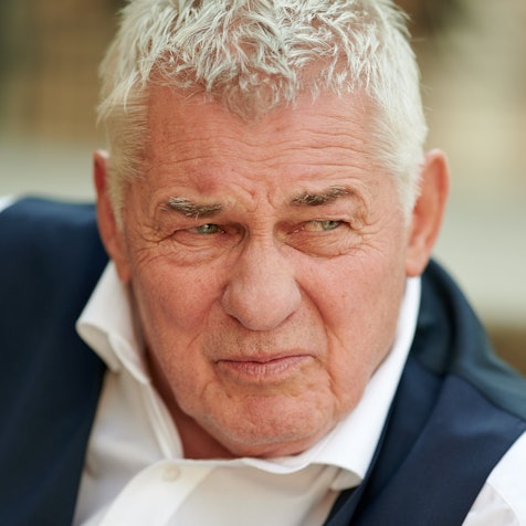 Schauspieler Heinz Hoenig bei einem Fototermin.