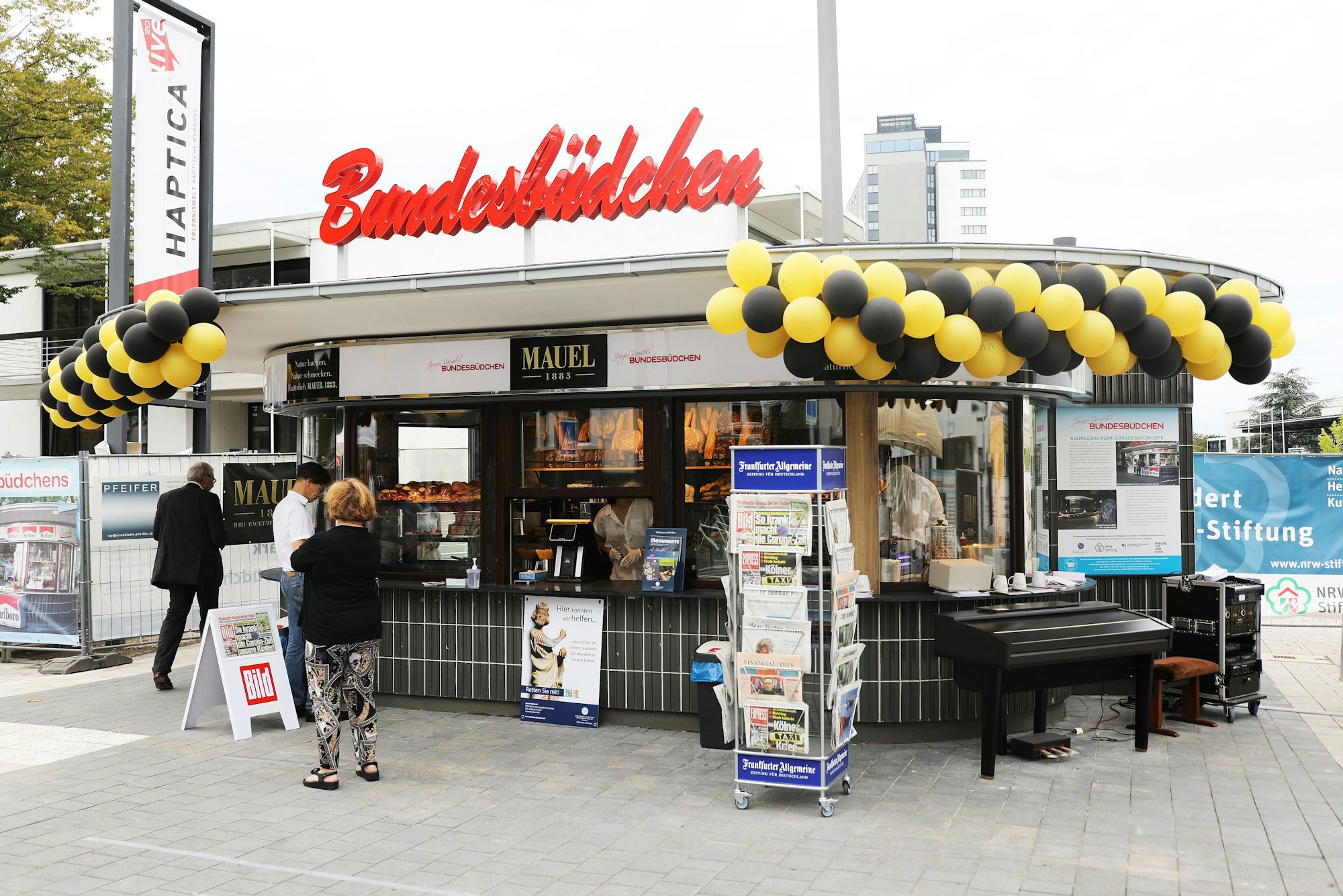 Der Kiosk „Bundesbüdchen“ gilt als Symbol der Bonner Republik.