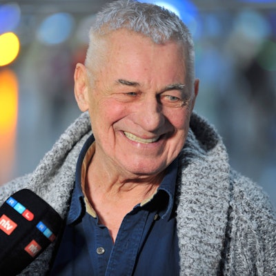 Heinz Hoenig anläßlich der Abreise der Kandidaten der RTL - Sendung Ich bin ein Star - holt mich hier raus zum Dschungel-Camp 2024.