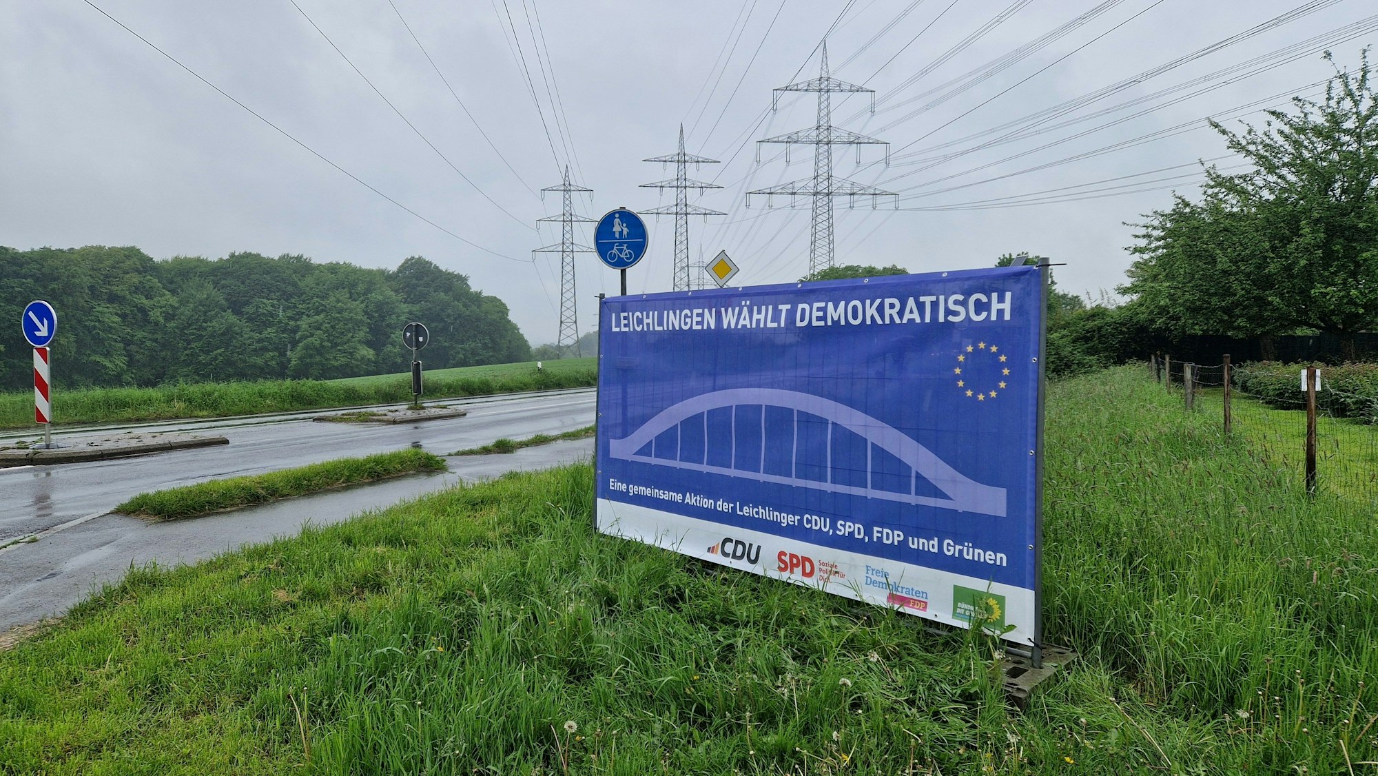 Politiker starten Kampagne „Leichlingen wählt demokratisch“.