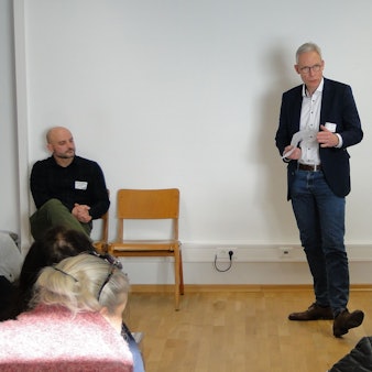 Der Vorstand der AOK Rheinland/Hamburg Michael Mohrmann, hier bei einer Veranstaltung in der Kümmerei 2023, hat sich in einem Statement für den Erhalt stark gemacht.