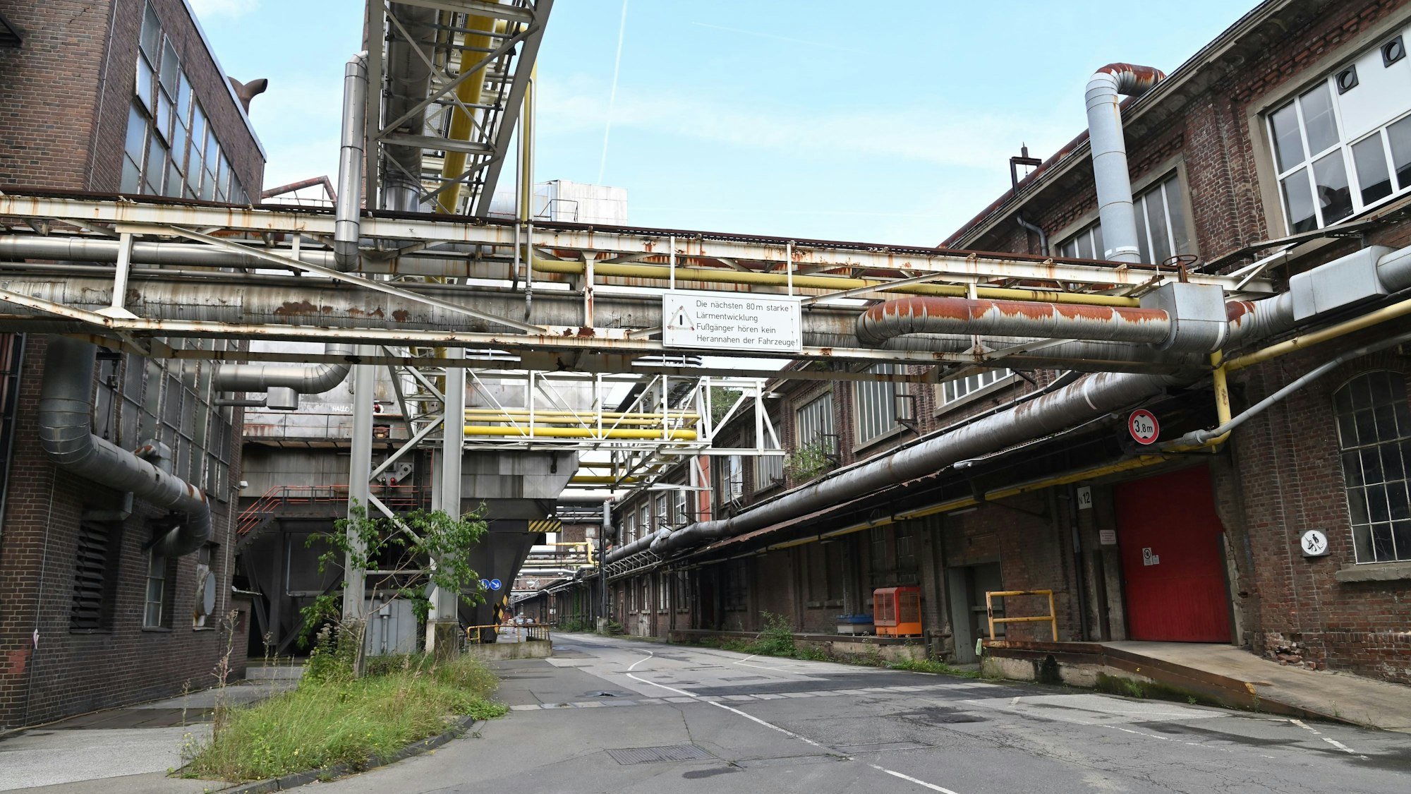 Das Foto zeigt die ehamalige Papierfabrik Zanders