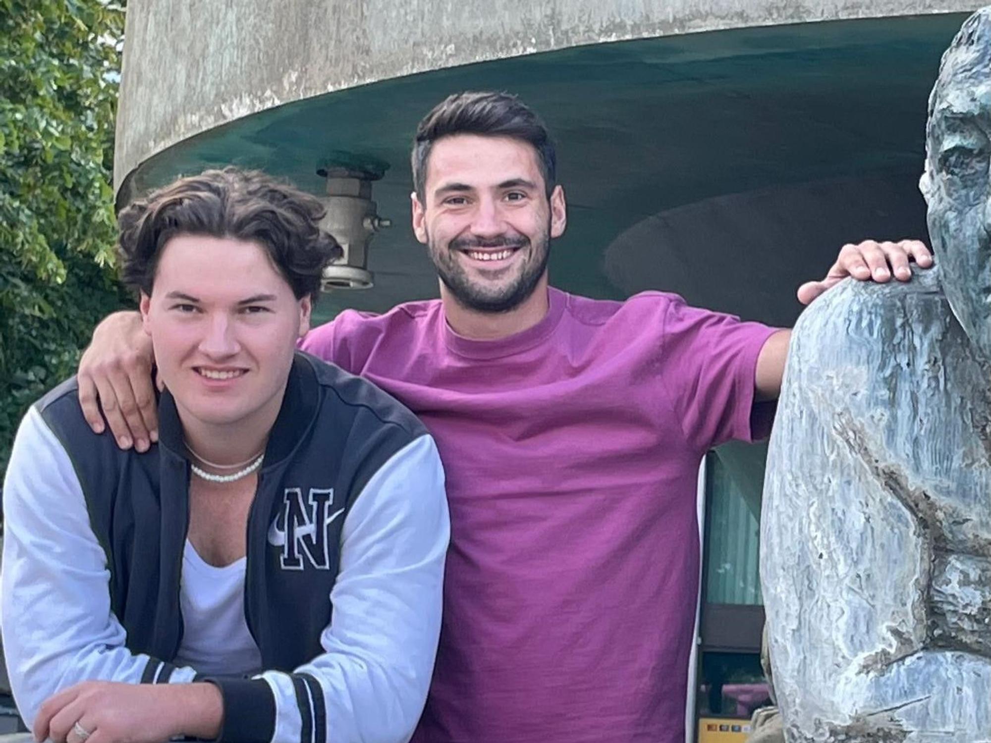 Das Bild zeigt Theo und Nick Peiler aus Erftstadt-Lechenich