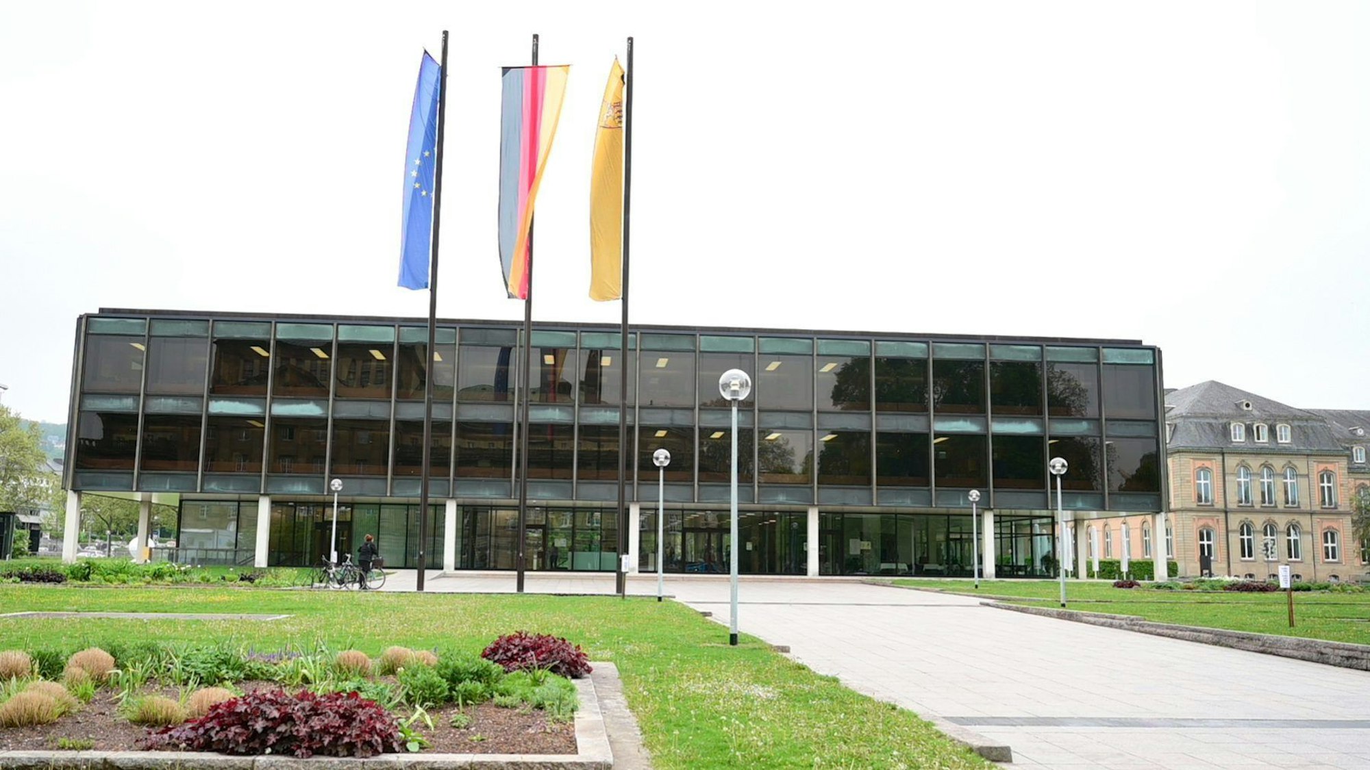 Stuttgart: Das Gebäude des Landtags von Baden-Württemberg.